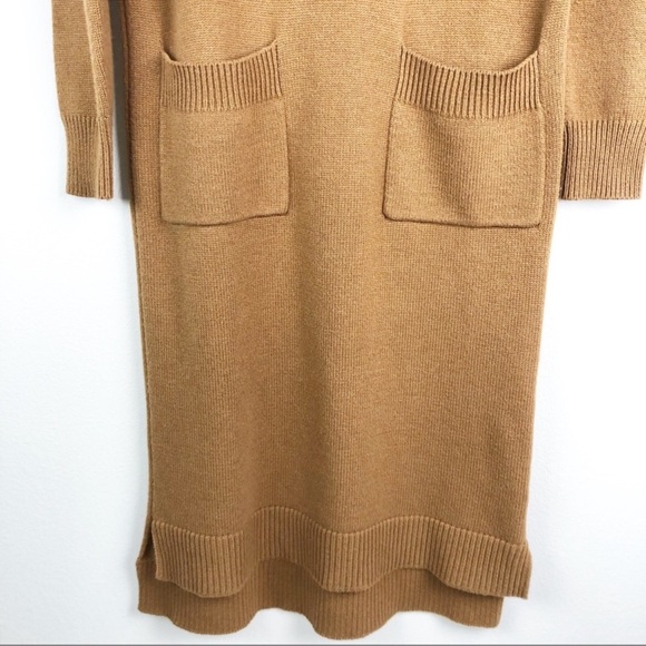 CAARA Turtleneck Sweater Dress tobacco color - Picture 9 of 16